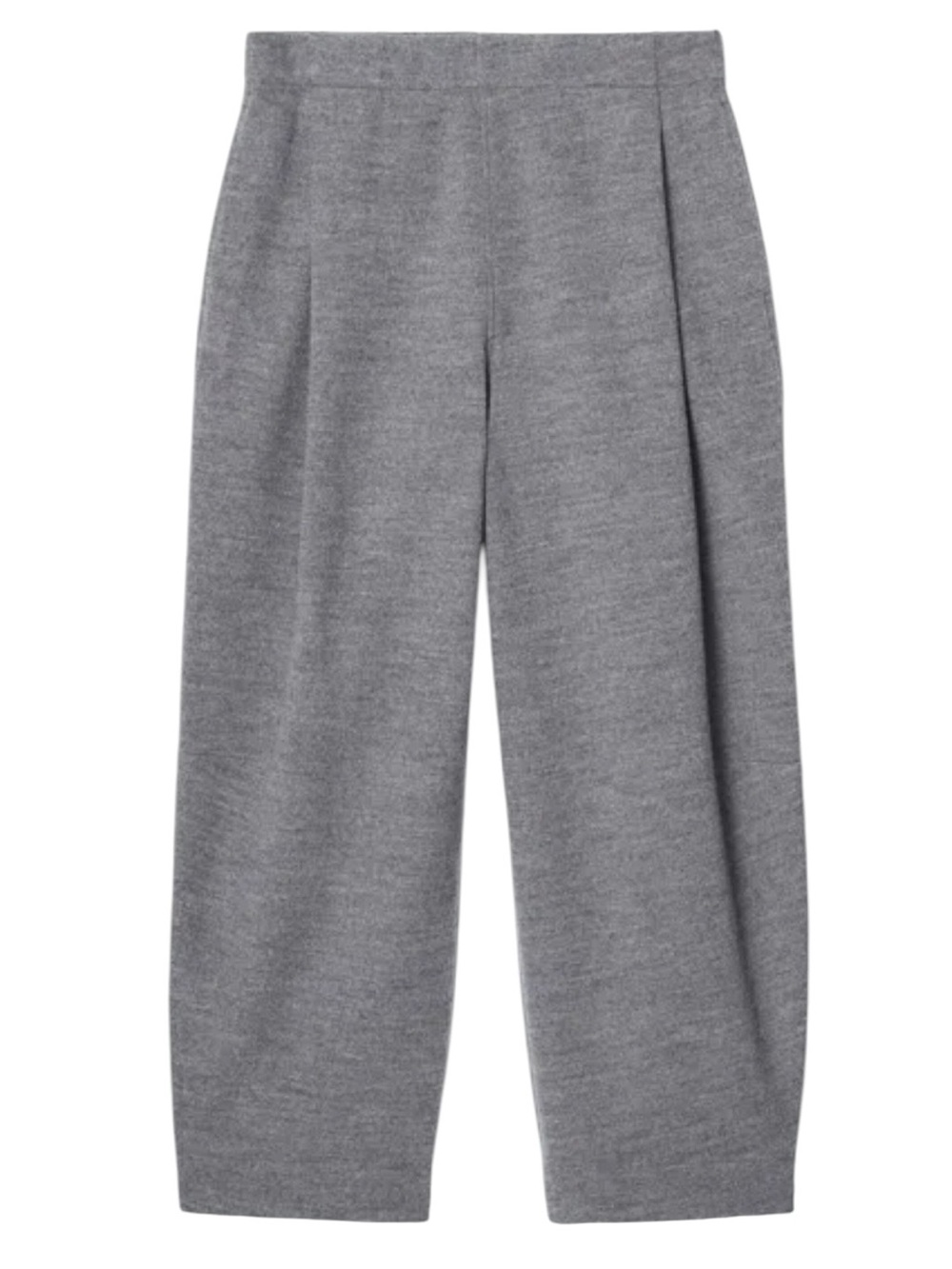 COS Boiled Wool Blend Barrel Leg Pants Size Large